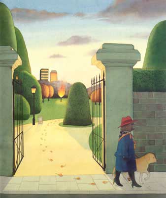 Mum leaving the park